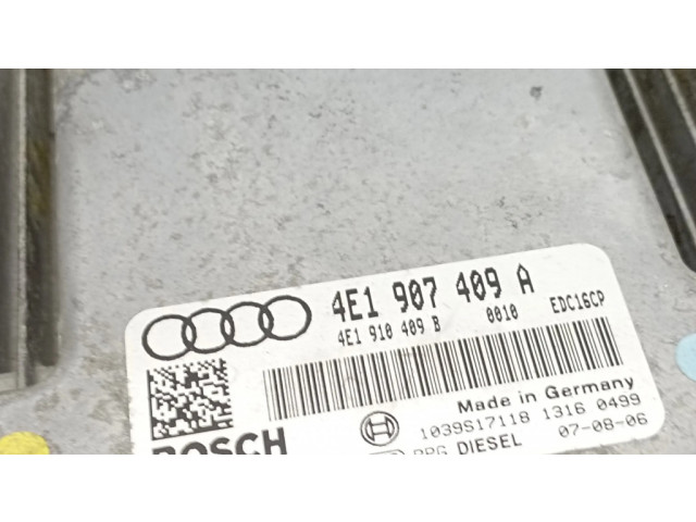Řídící jednotka 4E1907409A, 4E1910409B Audi A8 S8 D3 4E 2008