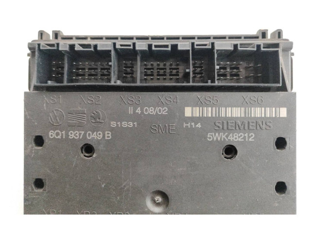 Комфортный модуль 6Q1937049B, 5WK48212 Skoda Fabia Mk1 (6Y)