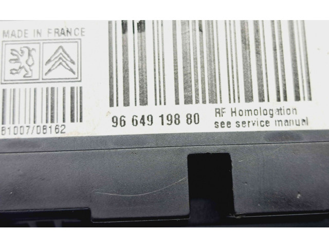 Блок комфорта 9664919880   Citroen C5   