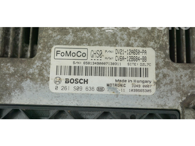 Блок управления двигателем Блок управления 0261S09636   Ford B-MAX