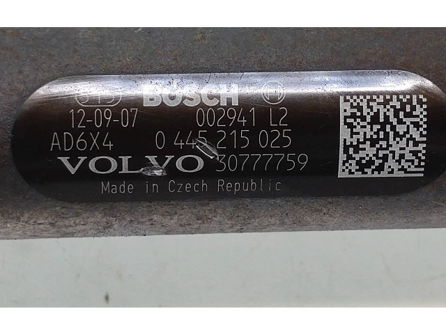 Топливная рампа 30777759, 0445215025   Volvo V70   для двигателя D5204T7