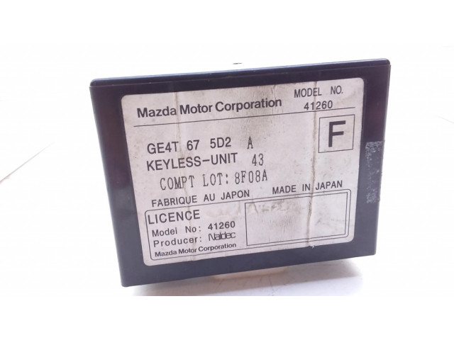 Блок управления GE4T675D2, 41260 Mazda 626