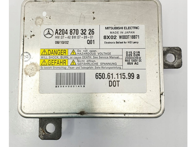 Блок управления Xenon A2048703226 Mercedes-Benz GLK (X204)