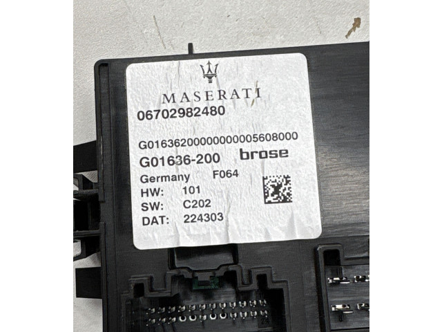 Блок управления 06702982480, G01636200   Maserati Grecale