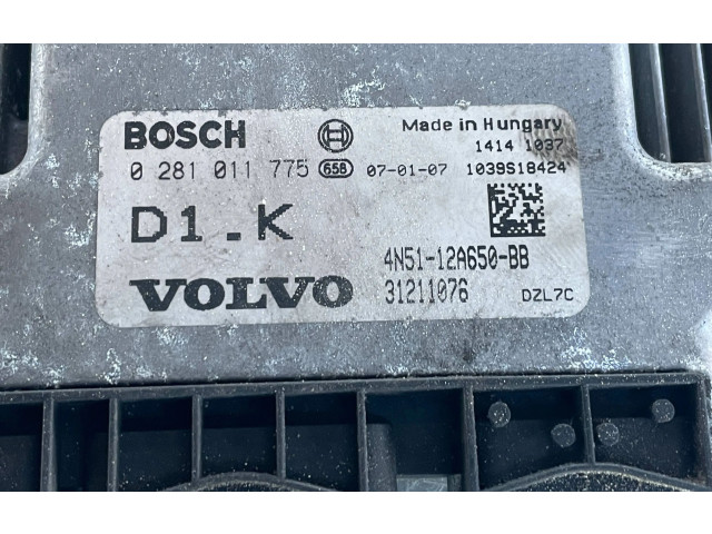 Блок управления двигателя 4N5112A650BB, 31211076   Volvo C30