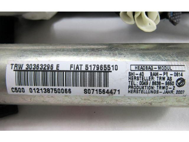 Боковая подушка безопасности 517965510 Fiat Grande Punto