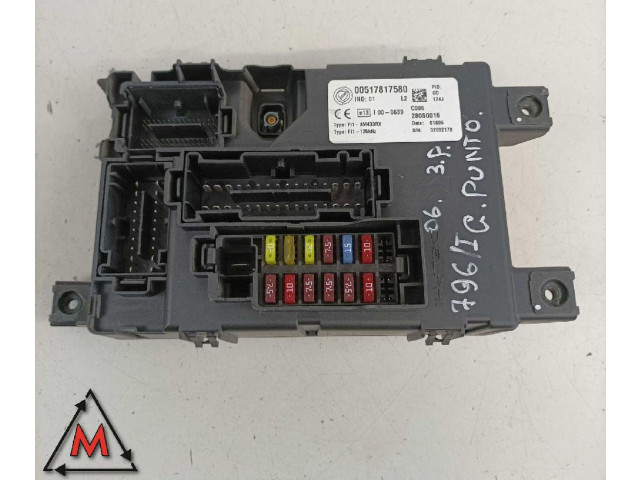   Pojistková skříňka 00517817580   Fiat Grande Punto 2005