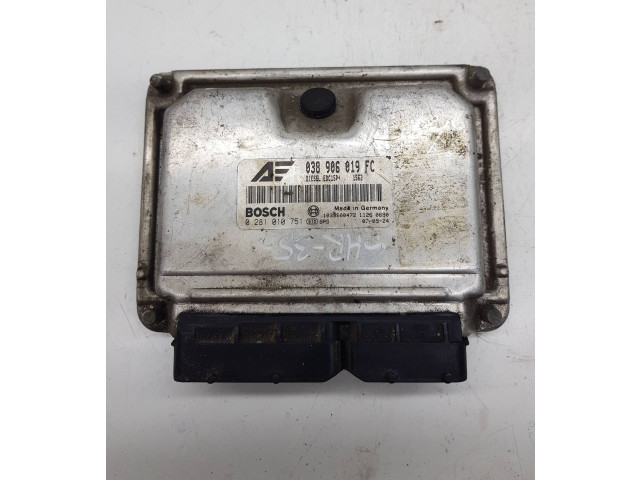 Блок управления двигателя 06A906032GT, 0281207354 Volkswagen Sharan