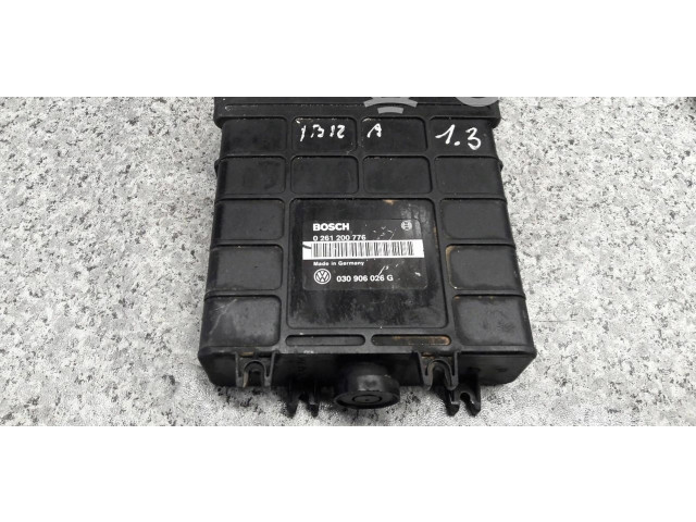 Блок управления двигателем Блок управления 0261200776 Seat Ibiza I (021A)