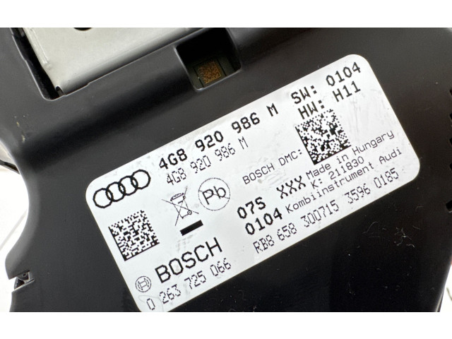 Панель приборов 4G8920986M Audi A7 S7 4G