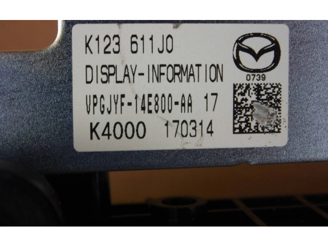 Дисплей K123611J0 Mazda CX-5