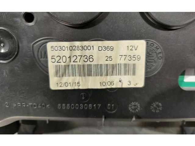 Přístrojová deska  Fiat Punto (199) 2015 52012736  