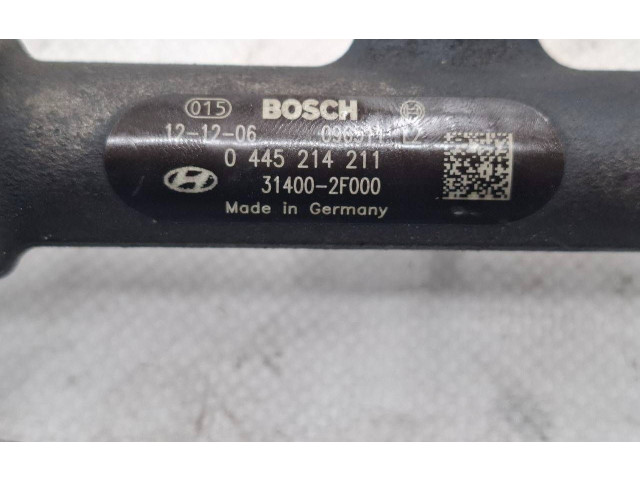 Топливная рампа 0445214211, 314002F000   KIA Sorento   для двигателя D4HB / 2.2CRDi 