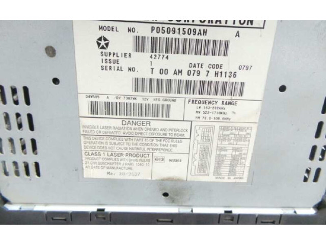 Блок управления HiFi audio P05091509AH    Jeep Patriot  BYL 