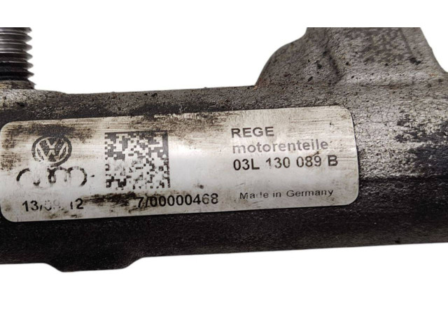 Топливная рампа 03L130089B, 48B13640A02 Skoda Octavia Mk2 (1Z) для двигателя CAYC