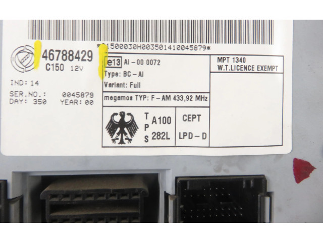 Блок комфорта 46788429, 46788429   Fiat Punto (188)   