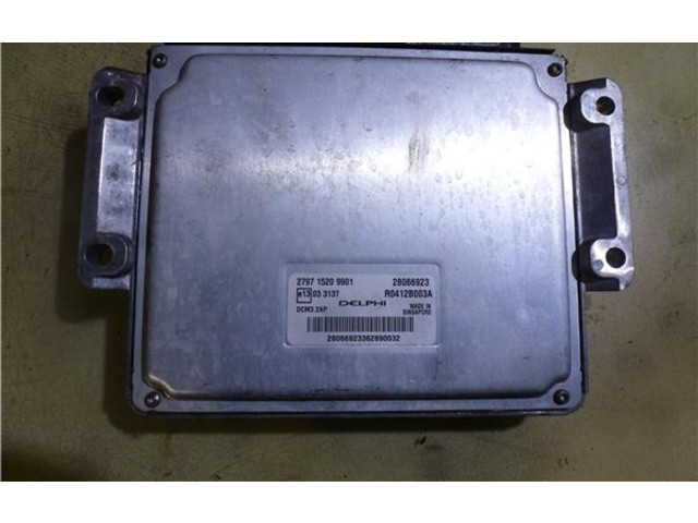 Блок управления двигателем ECU Tata Indica Vista II 2008 - 2014 года 279715209901, 28066923R0412B003A
