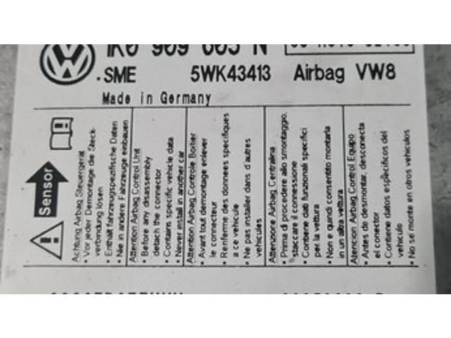 Блок подушек безопасности 1K0909605, 23050303B   Volkswagen Jetta V