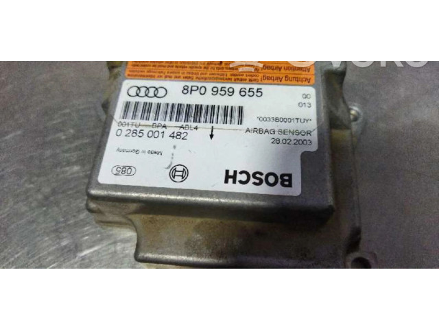 Блок подушек безопасности 0285001482, CENTRALITAAIRBAG   Audi A3 S3 A3 Sportback 8P