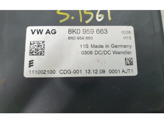 Блок комфорта 8K0959663, 11002100 Audi RS3 8PA