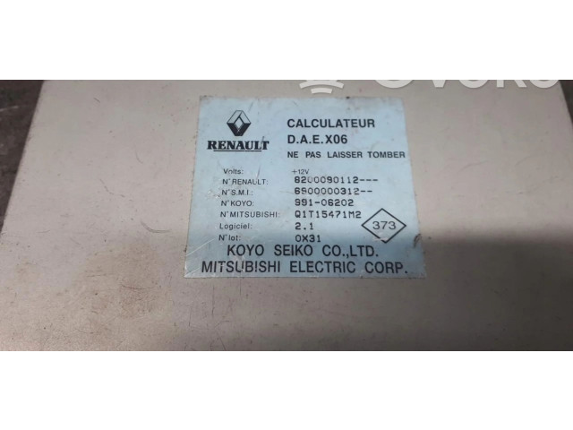 Блок управления двигателем Блок управления 8200090112   Renault Twingo I