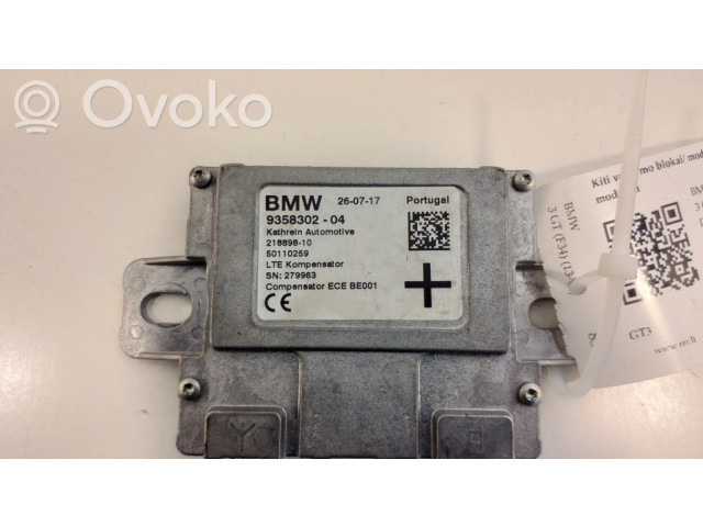 Блок управления 9358302   BMW 3 GT F34