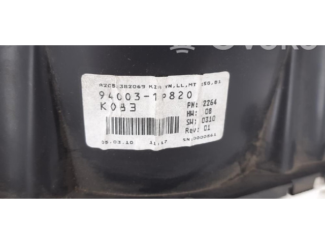Панель приборов 940191P070, 94003-1P820   KIA Venga       