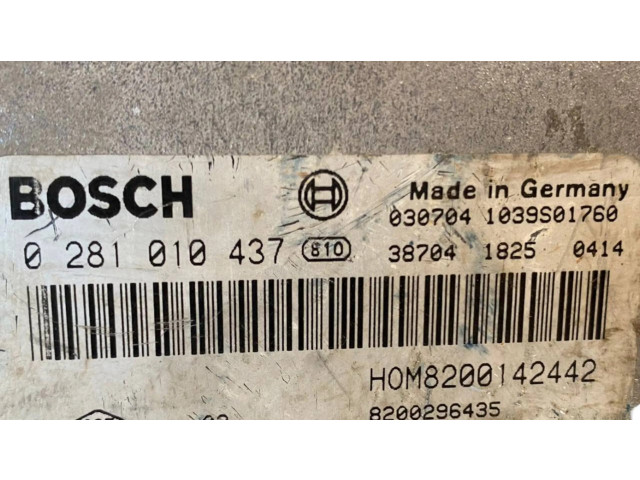 Блок управления двигателя 8200296435, 1039S01760 Mitsubishi Carisma