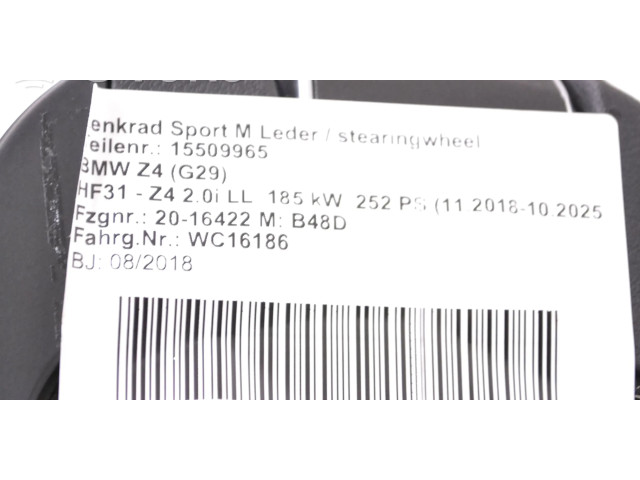Руль BMW Z4 g29  2018- года 7857776      