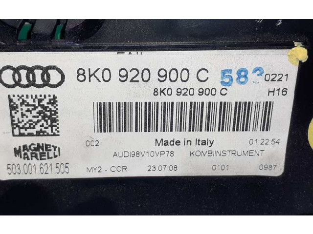 Панель приборов 8K0920900D, 8K0920900C   Audi A4 Allroad       