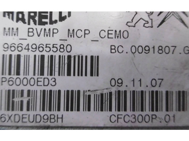 Блок управления коробкой передач 9664965580 Citroen C4 Grand Picasso