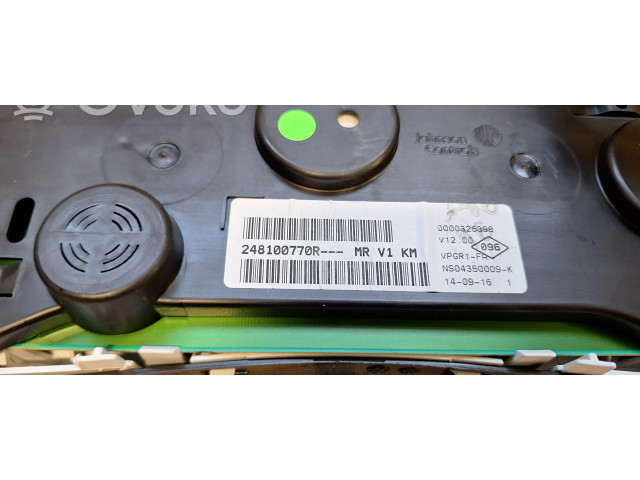 Панель приборов 248100770R, 248100770 Dacia Lodgy