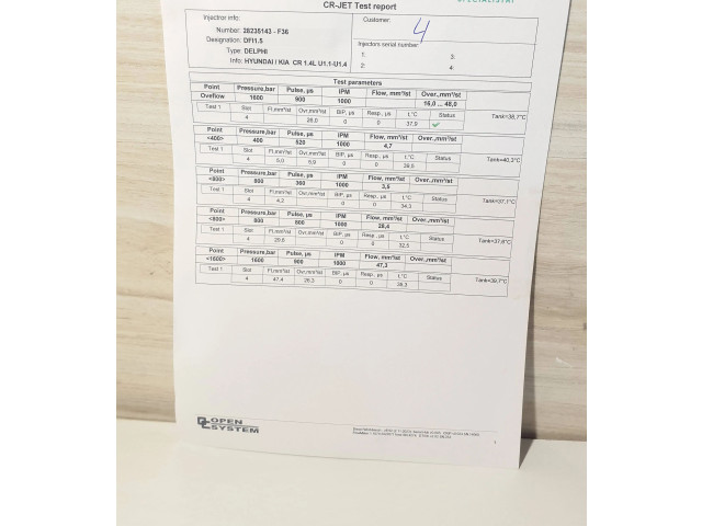 Vstřikovač 338002A760, 28235143 KIA Venga