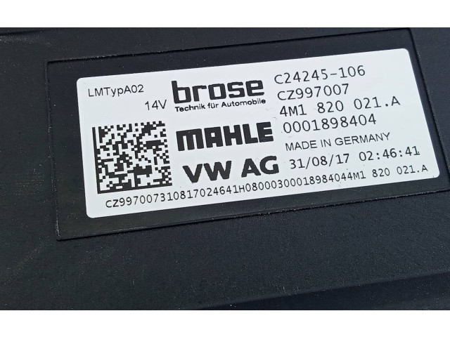 Вентилятор печки    4M1820021A, CZ997007   Audi A5