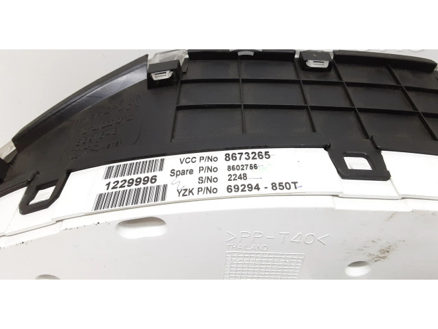 Панель приборов 8673265, 8602756 Volvo XC90