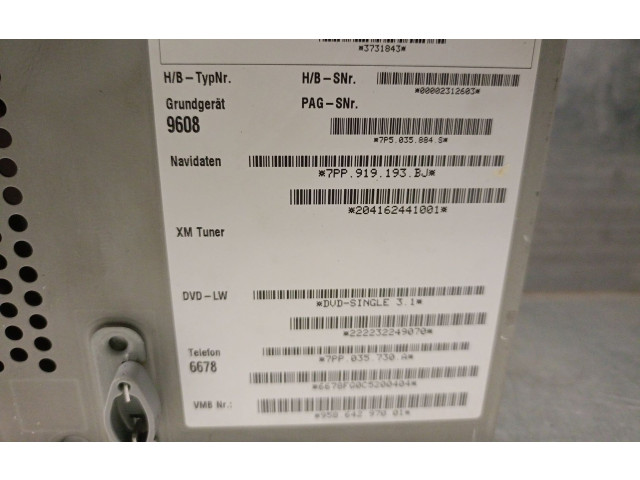 Дисплей    7PP919193BJ, 958642970AX   Porsche Cayenne (92A)