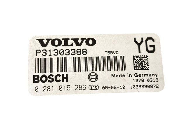 Блок управления двигателя P31303388, 1039S30872 Volvo V70