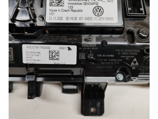 Přístrojová deska Volkswagen T-Roc 2023 17A920320B, A3C0791740300