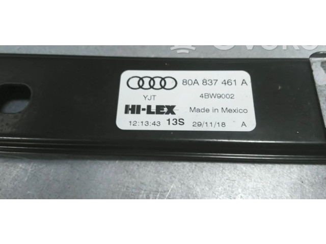 Передний електрический механизм для подъема окна без двигателя 80A837461A Audi Q5 SQ5