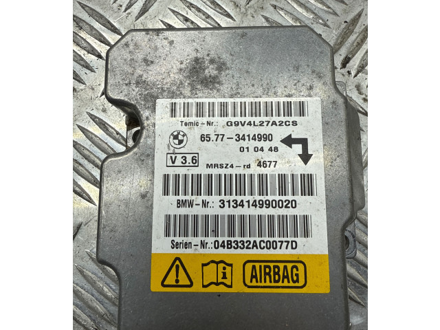 Блок управления надувных подушек 65773414990, 04B332AC0077D BMW X3 E83
