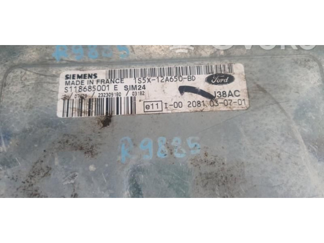 Řídící jednotka 1S5X12A650BD, S118685001E Ford Ka 1997