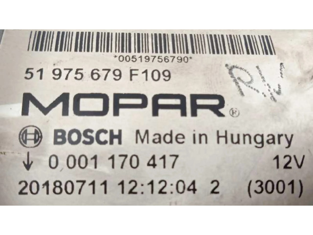Стартер 51975679F109, 20180711 Jeep Renegade