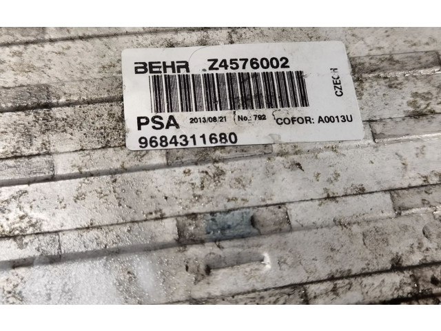 Интеркулер  9684311680   Peugeot 2008 I 