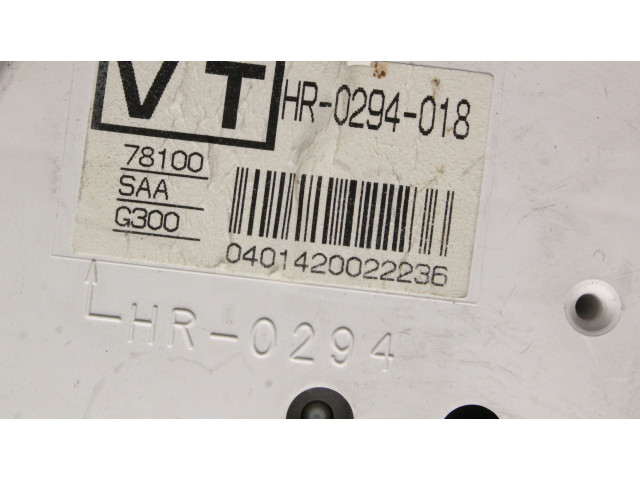 Панель приборов HR0294018 Honda Jazz