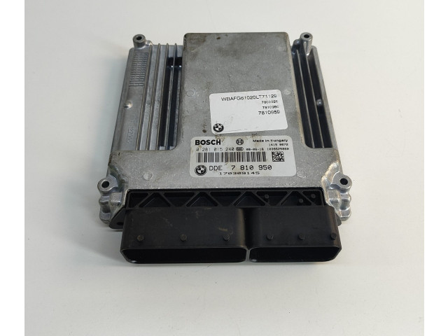 Řídící jednotka 7810950, 0281015240 BMW X6 E71 2008