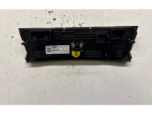 Блок управления климат-контролем 4G0820043AE, A2C81395600   Audi A6 S6 C7 4G