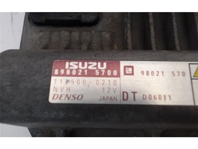 Блок управления двигателем Блок управления 8980215700   Opel Combo C