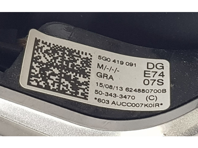 Руль Volkswagen Golf VII  2013 - 2019 года 5G0419091DGE74, 5G0419091DG      