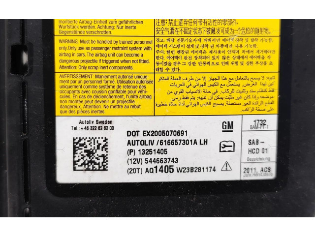 Подушка безопасности в сиденье 13251405, 616657301A   Chevrolet Orlando