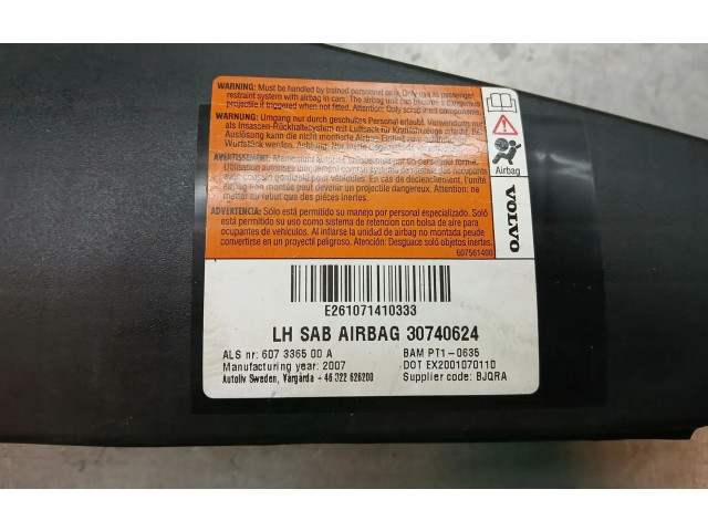 Подушка безопасности в сиденье 30740624, E261071410333   Volvo C30